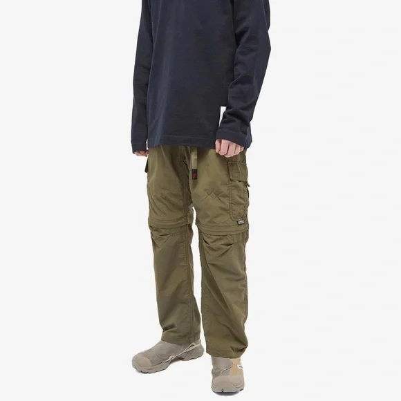 Men's Gramicci Convertible Micro Ripstop Pants - Army Green
